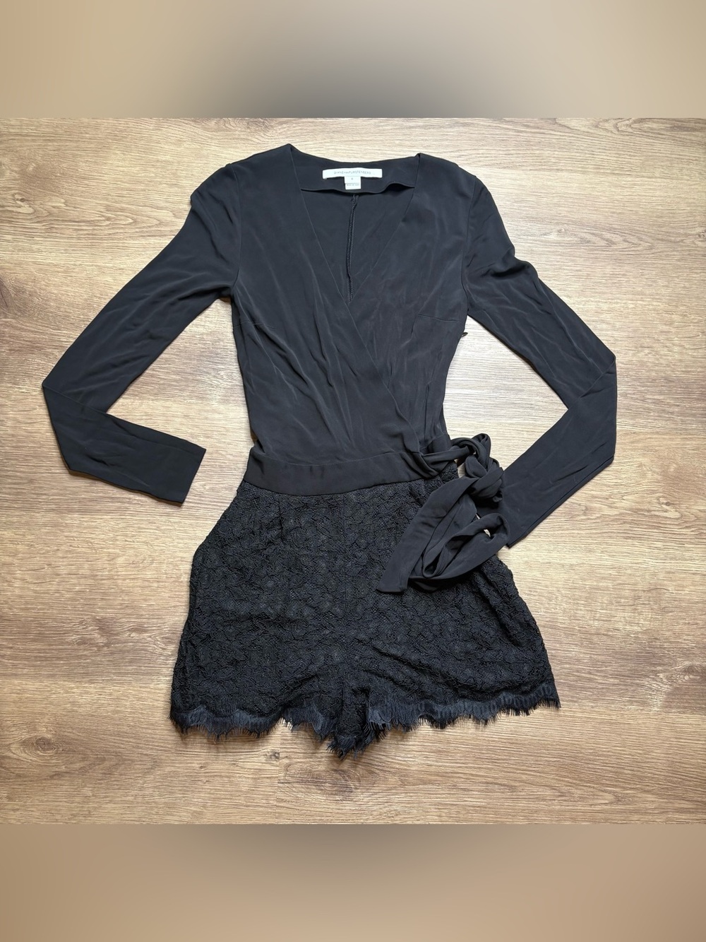 Diane von Furstenberg Lace Short Romper